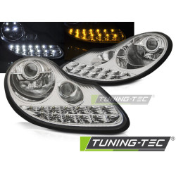 HEADLIGHTS DAYLIGHT CHROME fits PORSCHE BOXSTER 96-04 /911 996