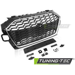 TUNING-TEC grille (Sport) for AUDI A4 B9 20 (for parking sensors), black chrome