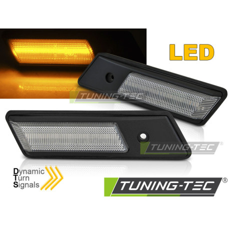 Lighting TUNING-TEC side indicators (SEQ) for BMW E34/E32/E36, chrome | races-shop.com