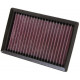 Replacement air filters moto K&N replacement air filter BM-1010R | races-shop.com