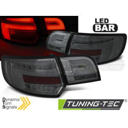 LED BAR TAIL LIGHTS SMOKE SEQ fits AUDI A3 8P 5D 08-12