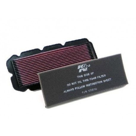 Replacement air filters moto K&N replacement air filter HA-1596 | races-shop.com