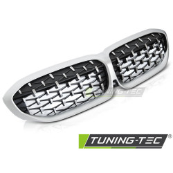 TUNING-TEC grille (Diamond) for BMW G20/G21 19-22, silver chrome