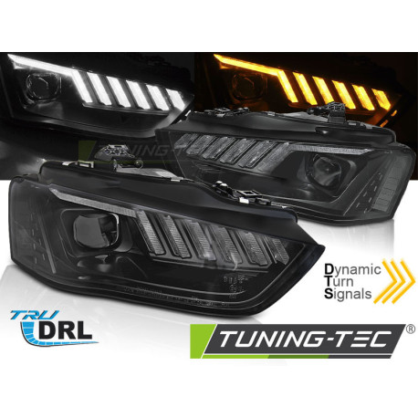Lighting TUNING-TEC headlights (SEQ) for AUDI A4 B8 12-15, black | races-shop.com