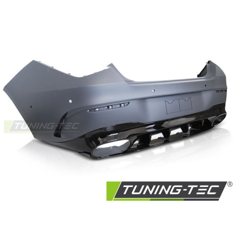 Body kit and visual accessories TUNING-TEC rear bumper (Sport) for MERCEDES CLA W118 19-23, black | races-shop.com