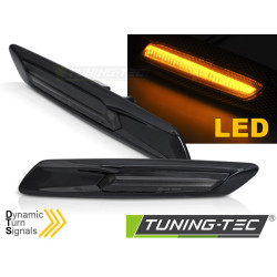 RACES side indicators (SEQ) for BMW F10/F11 10-13, black-smoke