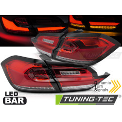 TUNING-TEC LED tail lights for FORD FIESTA MK8 17-21 HATCHBACK, red-white