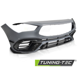 TUNING-TEC front bumper (Sport) for MERCEDES CLA W118 19 (for parking sensors), black
