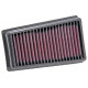 Replacement air filters moto K&N replacement air filter KT-6908 | races-shop.com
