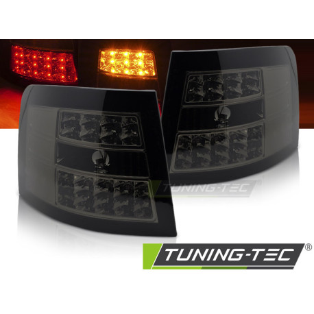 Lighting TUNING-TEC LED tail lights for AUDI A6 05.97-05.04 AVANT, smoke, V3 | races-shop.com
