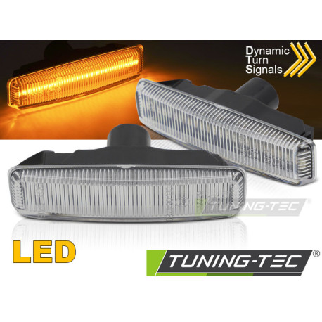 Lighting RACES side indicators (SEQ) for BMW E39 95-03, white | races-shop.com