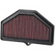 Replacement air filters moto K&N replacement air filter SU-7504 | races-shop.com