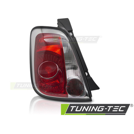 Lighting TUNING-TEC tail light for FIAT 500 07-15 (TYC), left | races-shop.com