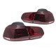 Lighting TUNING-TEC LED tail lights (SEQ) for VW GOLF 6 08-13 (HATCHBACK), red-white | races-shop.com
