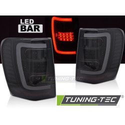 TUNING-TEC LED tail lights for CHRYSLER JEEP GRAND CHEROKEE 99-05.05 (without approval), black-smoke