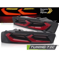 TUNING-TEC LED tail lights for CHEVROLET CAMARO 16-18 (without approval), red-black