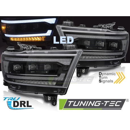 Lighting TUNING-TEC LED headlights for DODGE RAM 19-22 (LED, without approval), V1 | races-shop.com
