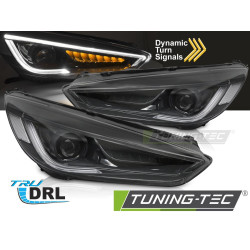 TUNING-TEC headlights (DRL) for FORD FOCUS MK3 14-18 (H7, without approval), black