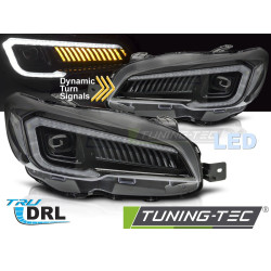 LED HEADLIGHTSTUBE LED BLACK fits SUBARU WRX 14-22