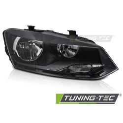 HEADLIGHT RIGHT SIDE BLACK H7 TYC fits VW POLO 6R 09-14