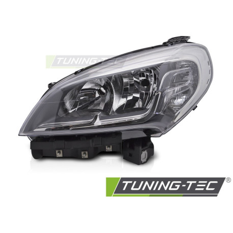 Lighting TUNING-TEC headlight for FIAT DOBLO 14-22 (H7, TYC), chrome, left | races-shop.com