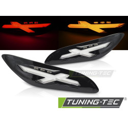 REAR DIRECTION GLOSSY BLACK LED fits VESPA SPRINT / PRIMAVERA 150cc