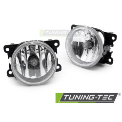 FOG LIGHTS CLEAR fits PEUGEOT 206+ 09-12 / 207 09-12 / 3008 09-16 / 5008 CITROEN C3 / C3 PICASSO