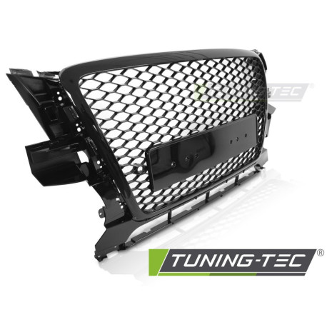 Body kit and visual accessories GRILLE SPORT GLOSSY BLACK PDC fits AUDI Q5 8R 08-12 | races-shop.com