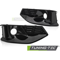 TUNING-TEC fog light covers for AUDI A4 B9 20-24, glossy black