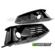 Body kit and visual accessories TUNING-TEC fog light covers for AUDI A4 B9 20-24, glossy black | races-shop.com