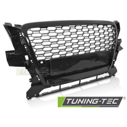 TUNING-TEC grille (Sport) for AUDI Q5 8R 08-12 (for parking sensors), glossy black