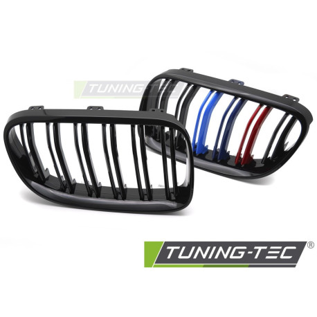 Body kit and visual accessories TUNING-TEC grille (Sport Double Bar M-Look) for BMW E92 / E93 LCI 10-13, glossy black | races-shop.com