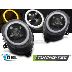 TUNING-TEC headlights (Tube Light, DRL) for MINI (COOPER) F55 / F56 / F57 14-17, black