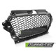 TUNING-TEC grille (Sport Style) for AUDI A3 8V 12-16 (for parking sensors), glossy black