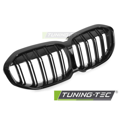 Body kit and visual accessories TUNING-TEC grille (Sport Double Bar) for BMW F40 19-24, glossy black | races-shop.com