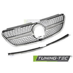 TUNING-TEC grille (Diamond) for MERCEDES VITO W447 14-19, silver chrome