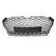 Body kit and visual accessories TUNING-TEC grille (Sport) for AUDI A5 F5 16-18 (for parking sensors), silver chrome, black | races-shop.com