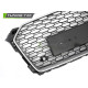 Body kit and visual accessories TUNING-TEC grille (Sport) for AUDI A5 F5 16-18 (for parking sensors), silver chrome, black | races-shop.com