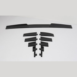 RACES universal roof spoiler, black