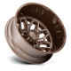 Fuel aluminum wheels Fuel D876 FLUX DUALLY wheel 20x8.25 8x200 142 ET104, Platinum bronze | races-shop.com