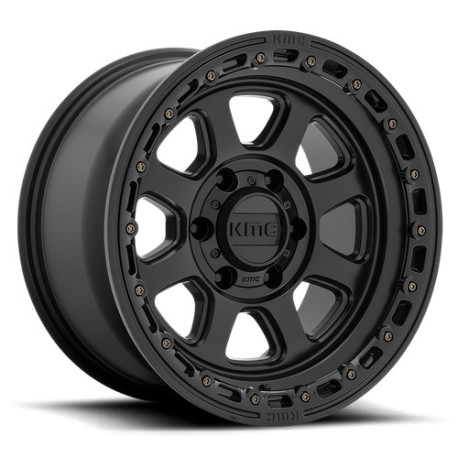 KMC aluminum wheels KMC KM548 CHASE wheel 17x9 6x139.7 106.1 ET0, Satin black | races-shop.com