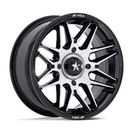 MSA aluminum wheels MSA Offroad Wheels M52 RADAR wheel 14x7 4x156 115.1 ET-47, Gloss black | races-shop.com