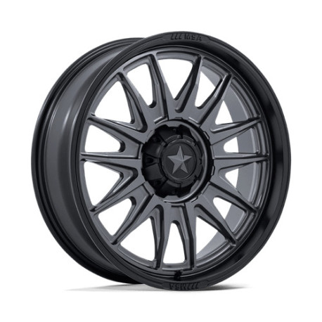 MSA aluminum wheels MSA Offroad Wheels M55 COMMANDER wheel 22x7 4x137/4x156 110.1 ET0, Matte gunmetal | races-shop.com