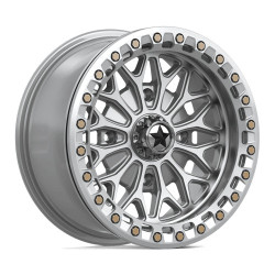 MSA Offroad Wheels MA53 BOLO BEADLOCK wheel 15x7 4x110 86 ET10, Gloss silver