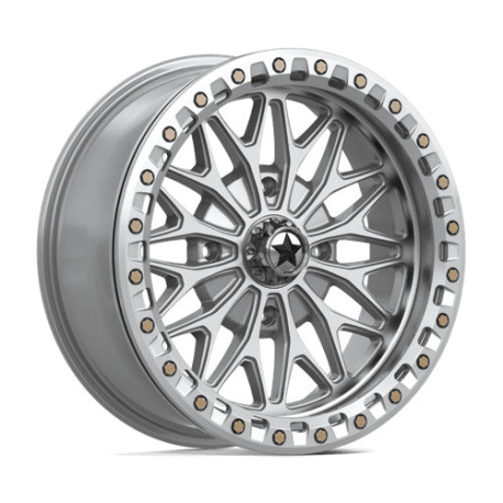 MSA aluminum wheels MSA Offroad Wheels MA53 BOLO BEADLOCK wheel 18x7 4x137 96 ET10, Gloss silver | races-shop.com