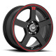 Motegi aluminum wheels Motegi MR116 FS5 wheel 17x7 4x108/4x114.3 72.56 ET40, Matte black | races-shop.com