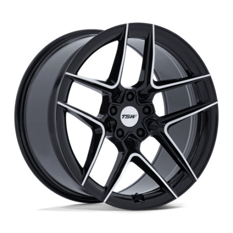 TSW aluminum wheels TSW TW008 SLIPSTREAM wheel 19x9.5 5x112 66.56 ET40, Gloss black | races-shop.com
