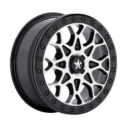 MSA Offroad Wheels M48 PORTAL BEADLOCK wheel 15x6 4x156 115.1 ET38, Gloss black