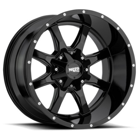 Moto Metal aluminum wheels Moto Metal MO970 wheel 17x9 6x135/6x139.7 106.1 ET-12, Gloss black | races-shop.com
