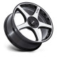 Petrol aluminum wheels Petrol PE003 P2E wheel 17x8 5x108/5x114.3 72.56 ET40, Gloss black | races-shop.com